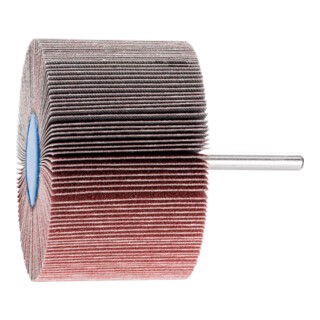 PFERD TOOLS Korund Fächerschleifer F Ø 80x50mm Schaft-Ø 6 mm A120 für Feinschliff und Finish