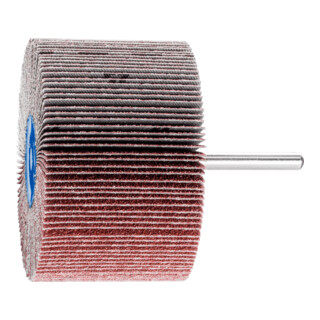 PFERD TOOLS Korund Fächerschleifer F Ø 80x50mm Schaft-Ø 6 mm A60 für Feinschliff und Finish