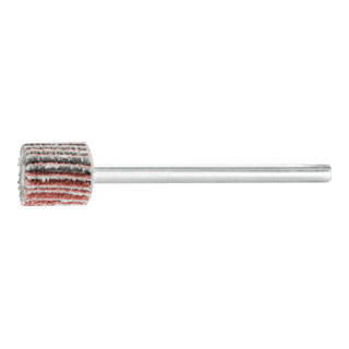 PFERD TOOLS Korund Fächerschleifer F Ø 10x10mm Schaft-Ø 3 mm A80 für Feinschliff und Finish
