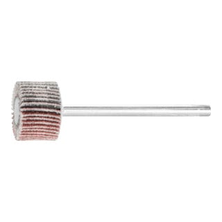 PFERD TOOLS Korund Fächerschleifer F Ø 15x10mm Schaft-Ø 3 mm A120 für Feinschliff und Finish