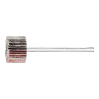 PFERD TOOLS Korund Fächerschleifer F Ø 15x10mm Schaft-Ø 3 mm A320 für Feinschliff und Finish