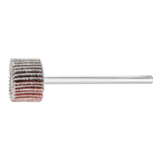 PFERD TOOLS Korund Fächerschleifer F Ø 15x10mm Schaft-Ø 3 mm A80 für Feinschliff und Finish