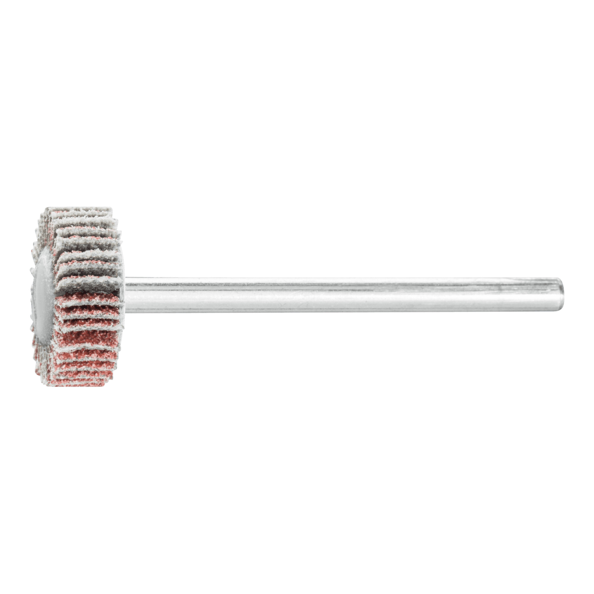 PFERD TOOLS Korund Fächerschleifer F Ø 15x5 mm Schaft-Ø 3 mm A80 für Feinschliff und Finish