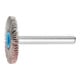 PFERD TOOLS Korund Fächerschleifer F Ø 30x3 mm Schaft-Ø 6 mm A150 für Feinschliff und Finish