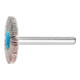 PFERD TOOLS Korund Fächerschleifer F Ø 30x3 mm Schaft-Ø 6 mm A180 für Feinschliff und Finish