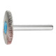 PFERD TOOLS Korund Fächerschleifer F Ø 30x3 mm Schaft-Ø 6 mm A240 für Feinschliff und Finish