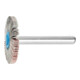 PFERD TOOLS Korund Fächerschleifer F Ø 30x3 mm Schaft-Ø 6 mm A320 für Feinschliff und Finish