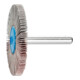 PFERD TOOLS Korund Fächerschleifer F Ø 50x5 mm Schaft-Ø 6 mm A180 für Feinschliff und Finish