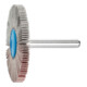 PFERD TOOLS Korund Fächerschleifer F Ø 50x5 mm Schaft-Ø 6 mm A240 für Feinschliff und Finish