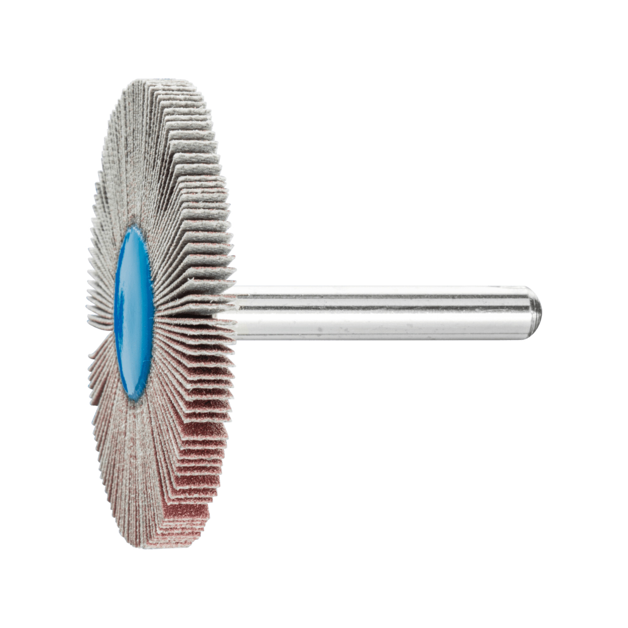 PFERD TOOLS Korund Fächerschleifer F Ø 50x5 mm Schaft-Ø 6 mm A240 für Feinschliff und Finish
