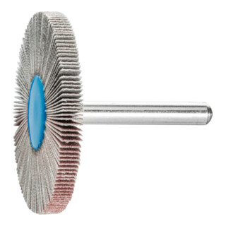 PFERD TOOLS Korund Fächerschleifer F Ø 50x5 mm Schaft-Ø 6 mm A320 für Feinschliff und Finish