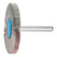 PFERD TOOLS Korund Fächerschleifer F Ø 50x5 mm Schaft-Ø 6 mm A320 für Feinschliff und Finish