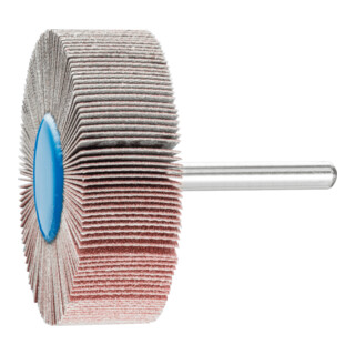 PFERD TOOLS Korund Fächerschleifer F Ø 60x20mm Schaft-Ø 6 mm A150 für Feinschliff und Finish