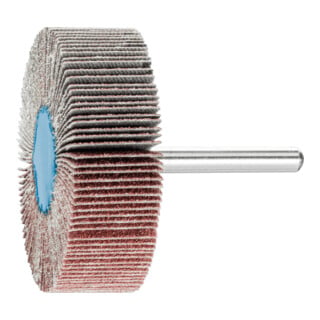 PFERD TOOLS Korund Fächerschleifer F Ø 60x20mm Schaft-Ø 6 mm A80 für Feinschliff und Finish