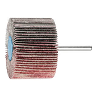 PFERD TOOLS Korund Fächerschleifer F Ø 60x40mm Schaft-Ø 6 mm A60 für Feinschliff und Finish