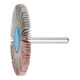 PFERD TOOLS Korund Fächerschleifer F Ø 60x5 mm Schaft-Ø 6 mm A80 für Feinschliff und Finish