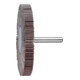 PFERD TOOLS Korund Fächerschleifer F Ø 80x10mm Schaft-Ø 6 mm A240 für Feinschliff und Finish