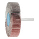 PFERD TOOLS Korund Fächerschleifer F Ø 80x20mm Schaft-Ø 6 mm A60 für Feinschliff und Finish