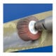 PFERD TOOLS Korund Fächerschleifer F Ø 80x20mm Schaft-Ø 6 mm A60 für Feinschliff und Finish