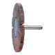 PFERD TOOLS Korund Fächerschleifer F Ø 80x5 mm Schaft-Ø 6 mm A320 für Feinschliff und Finish
