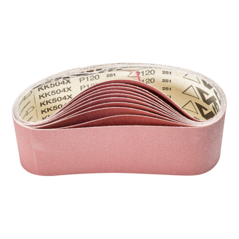 PFERD TOOLS Korund Schleifband BA 100x610mm A120 für universelle Anwendung mit Bandschleifer