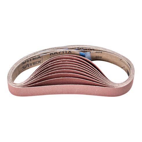 PFERD TOOLS Korund Schleifband BA 30x533 mm A120 für universelle Anwendung mit Rohrbandschleifer