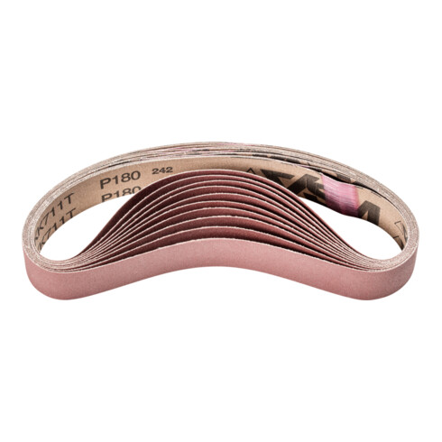 PFERD TOOLS Korund Schleifband BA 30x533 mm A180 für universelle Anwendung mit Rohrbandschleifer
