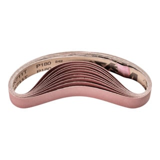 PFERD TOOLS Korund Schleifband BA 30x533 mm A180 für universelle Anwendung mit Rohrbandschleifer