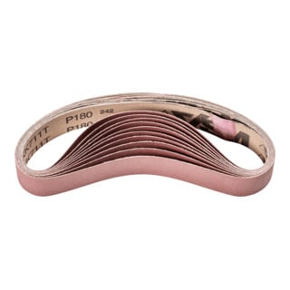 PFERD TOOLS Korund Schleifband BA 30x533 mm A180 für universelle Anwendung mit Rohrbandschleifer