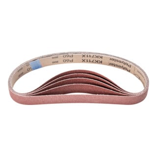 PFERD TOOLS Korund Schleifband BA 30x610mm A60 für universelle Anwendung mit Rohrbandschleifer