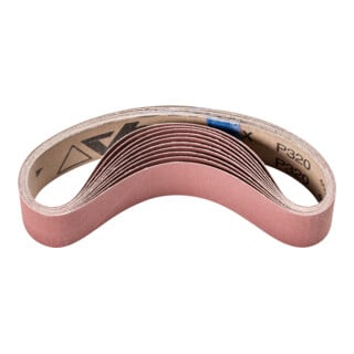 PFERD TOOLS Korund Schleifband BA 35x450mm A320 für universelle Anwendung mit Rohrbandschleifer