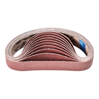 PFERD TOOLS Korund Schleifband BA 35x450mm A60 für universelle Anwendung mit Rohrbandschleifer