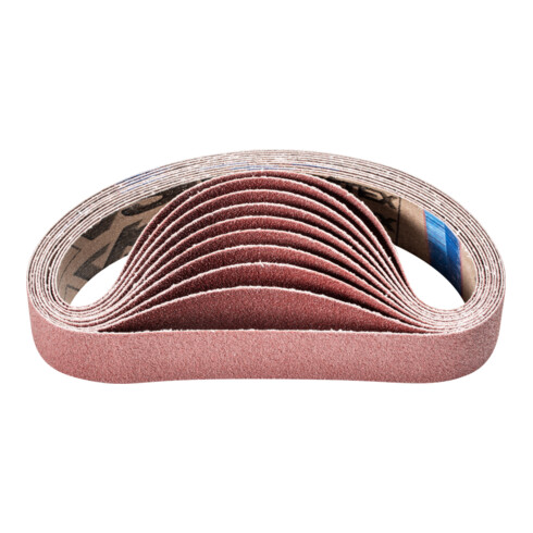 PFERD TOOLS Korund Schleifband BA 35x450mm A60 für universelle Anwendung mit Rohrbandschleifer