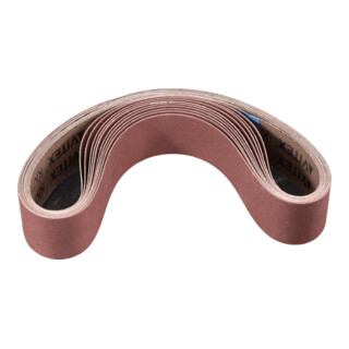 PFERD TOOLS Korund Schleifband BA 40x760 mm A120 für universelle Anwendung mit Rohrbandschleifer
