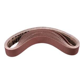 PFERD TOOLS Korund Schleifband BA 40x820 mm A80 für universelle Anwendung mit Rohrbandschleifer