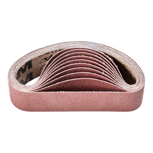 PFERD TOOLS Korund Schleifband BA 50x450mm A60 für universelle Anwendung mit Rohrbandschleifer