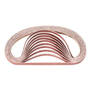 PFERD TOOLS Korund Schleifband BA 6x305 mm A60 für universelle Anwendung mit Bandschleifer (100)