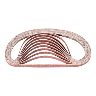 PFERD TOOLS Korund Schleifband BA 6x305 mm A80 für universelle Anwendung mit Bandschleifer (100)