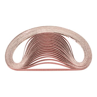 PFERD TOOLS Korund Schleifband BA 6x520mm A80 für universelle Anwendung mit Bandschleifer