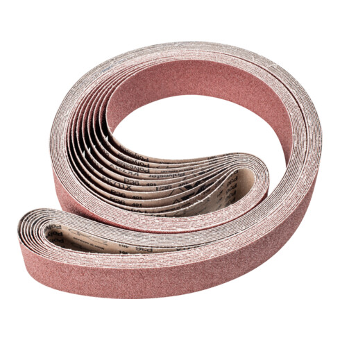 PFERD TOOLS Korund Schleifband BA 75x2500mm A36 für universelle Anwendung mit Bandschleifer