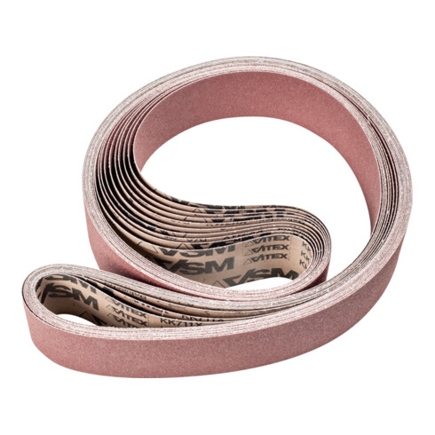 PFERD TOOLS Korund Schleifband BA 75x2500mm A60 für universelle Anwendung mit Bandschleifer