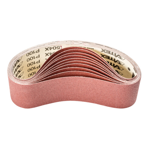 PFERD TOOLS Korund Schleifband BA 75x533 mm A100 für universelle Anwendung mit Bandschleifer