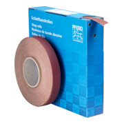 PFERD TOOLS Korund Schleifbandrolle Gewebe SBR Breite 25 mmxLänge 50m A150 für universelle Anwendung