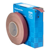 PFERD TOOLS Korund Schleifbandrolle Gewebe SBR Breite 25 mmxLänge 50m A320 für universelle Anwendung