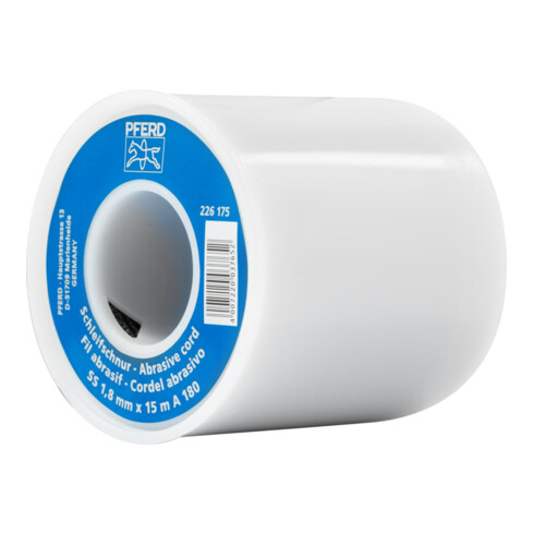PFERD TOOLS Korund Schleifschnur AC Ø 1,8 mmx15 m A180 für Werkzeug- und Formenbau