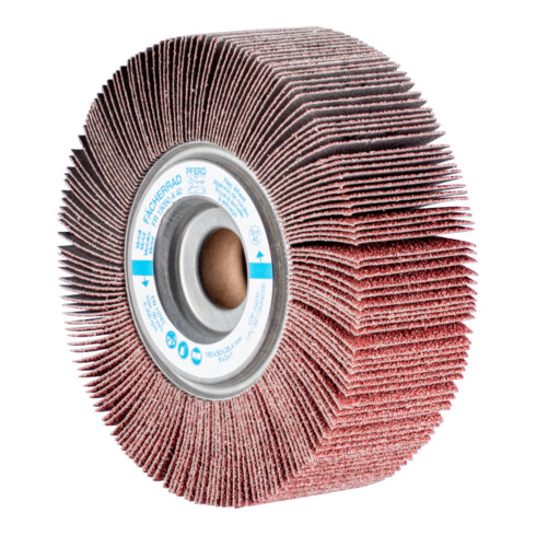 PFERD TOOLS Lamellenschleifrad FR Ø 150x50mm Bohrung Ø 25,4 mm A40 für universelle Anwendung