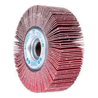 PFERD TOOLS Lamellenschleifrad FR Ø 150x50mm Bohrung Ø 25,4 mm CO-COOL60 für kühlen Schliff auf Edelstahl