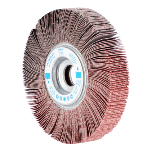 PFERD TOOLS Lamellenschleifrad FR Ø 165x30mm Bohrung Ø 25,4 mm A60 für universelle Anwendung