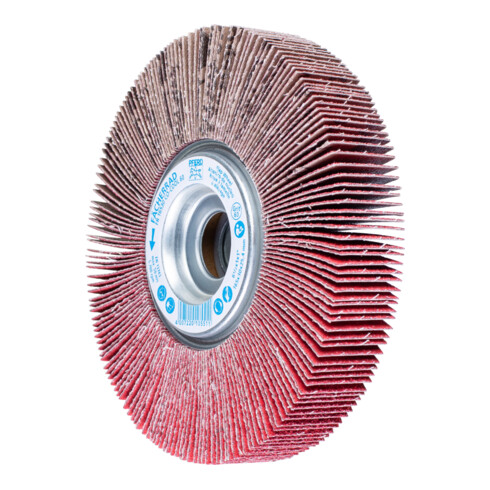 PFERD TOOLS Lamellenschleifrad FR Ø 165x30mm Bohrung Ø 25,4 mm CO-COOL60 für kühlen Schliff auf Edelstahl