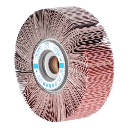 PFERD TOOLS Lamellenschleifrad FR Ø 165x50mm Bohrung Ø 25,4 mm A240 für universelle Anwendung